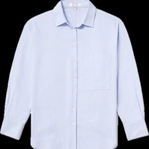 Ayr The Deep End Shirt in Oxford Blue sz S